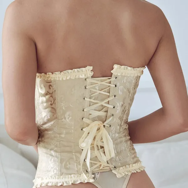 corset-ivoire-dos Κορσεσ στραπλεσ